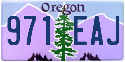 OR license plate 971EAJ