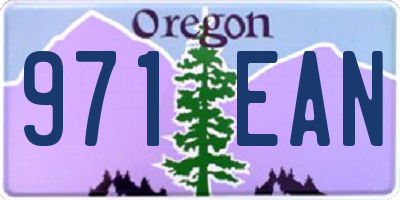 OR license plate 971EAN