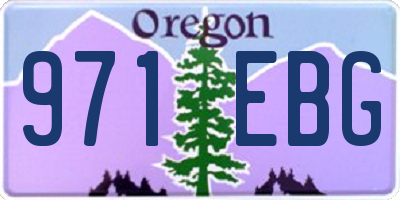 OR license plate 971EBG