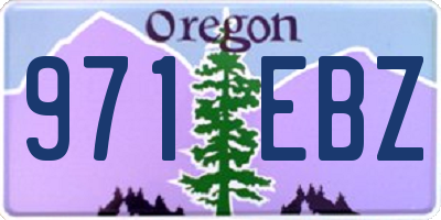 OR license plate 971EBZ