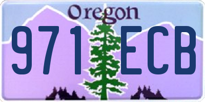 OR license plate 971ECB