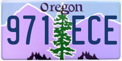 OR license plate 971ECE