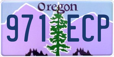 OR license plate 971ECP