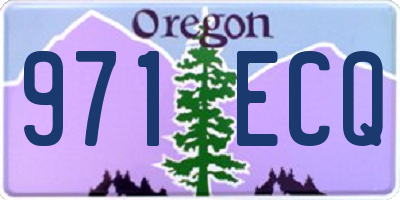 OR license plate 971ECQ