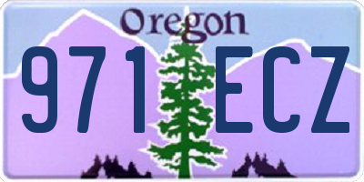 OR license plate 971ECZ