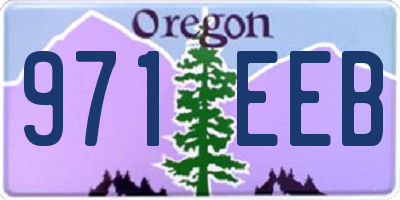 OR license plate 971EEB