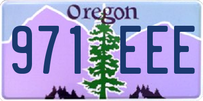 OR license plate 971EEE