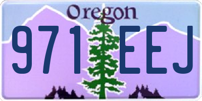 OR license plate 971EEJ