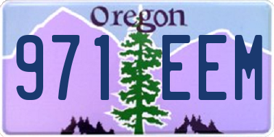 OR license plate 971EEM