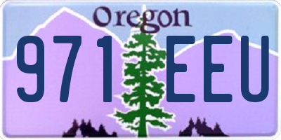 OR license plate 971EEU
