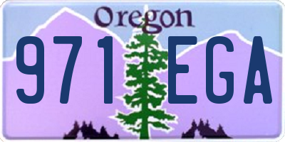 OR license plate 971EGA