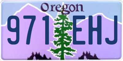 OR license plate 971EHJ