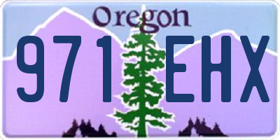 OR license plate 971EHX