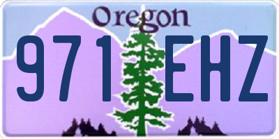 OR license plate 971EHZ