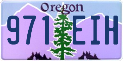 OR license plate 971EIH