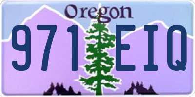 OR license plate 971EIQ