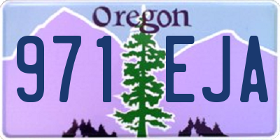 OR license plate 971EJA