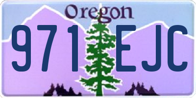 OR license plate 971EJC