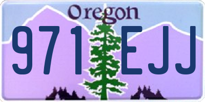 OR license plate 971EJJ