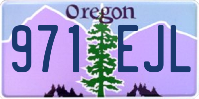 OR license plate 971EJL