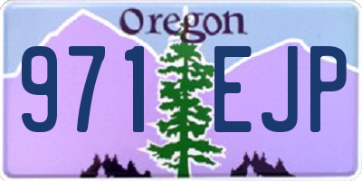 OR license plate 971EJP