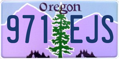 OR license plate 971EJS