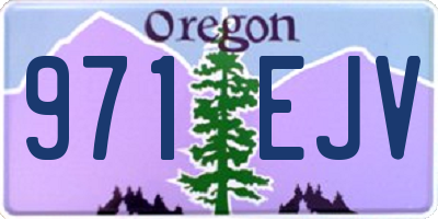 OR license plate 971EJV