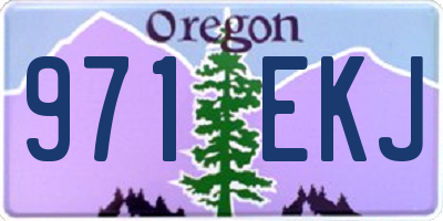 OR license plate 971EKJ
