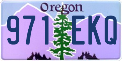 OR license plate 971EKQ