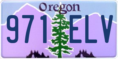 OR license plate 971ELV