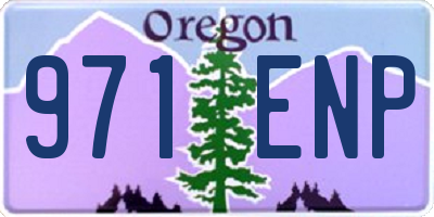 OR license plate 971ENP