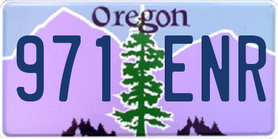 OR license plate 971ENR