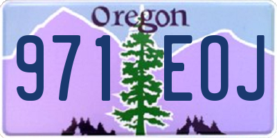 OR license plate 971EOJ