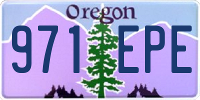 OR license plate 971EPE