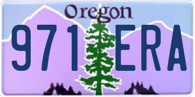 OR license plate 971ERA