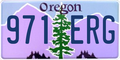 OR license plate 971ERG