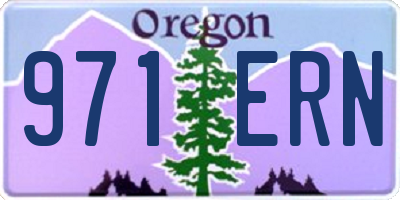 OR license plate 971ERN