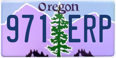 OR license plate 971ERP