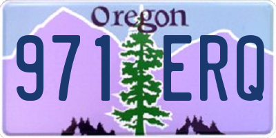 OR license plate 971ERQ