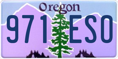 OR license plate 971ESO