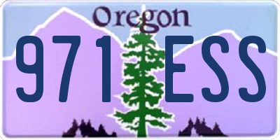 OR license plate 971ESS