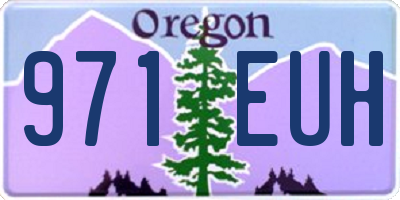 OR license plate 971EUH