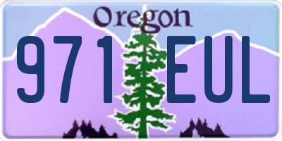OR license plate 971EUL