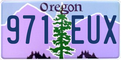 OR license plate 971EUX