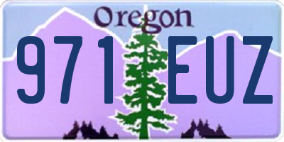 OR license plate 971EUZ