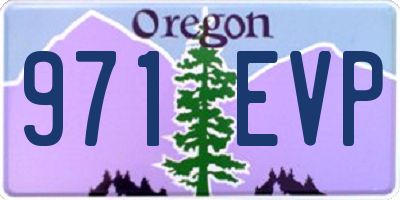 OR license plate 971EVP