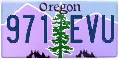 OR license plate 971EVU
