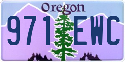 OR license plate 971EWC