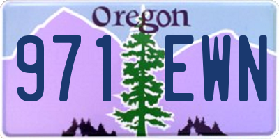 OR license plate 971EWN