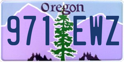 OR license plate 971EWZ